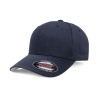 Navy Flexfit Wooly Combed Caps